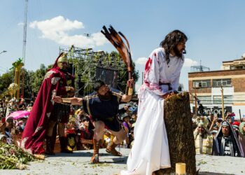 Fotogalería: Iztapalapa vive la Pasión de Cristo 2026 bajo reconocimiento de la Unesco