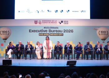 La mandataria capitalina subrayó que la CGLU puede convertirse en una gran red promotora de la paz.