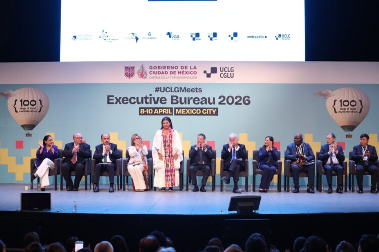 La mandataria capitalina subrayó que la CGLU puede convertirse en una gran red promotora de la paz.