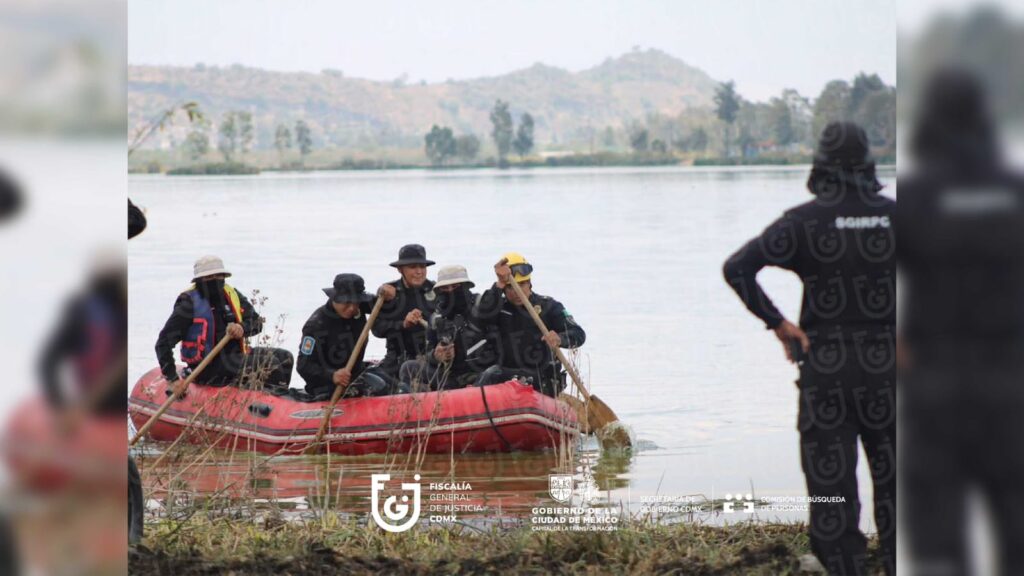 restos óseos en Lago de Chalco