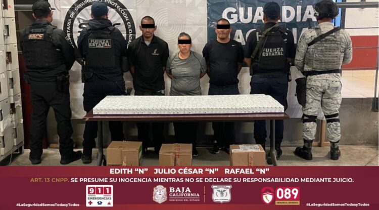 Autoridades de seguridad decomisaron en Tijuana un cargamento de más de 49 mil tabletas de Alprazolam, medicamento controlado