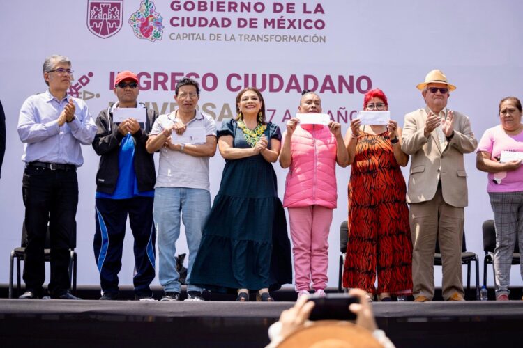 Entrega de apoyos por Ingreso Ciudadano Universal en la CDMX