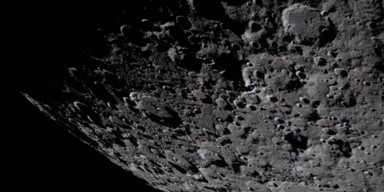 Cráteres en la Luna