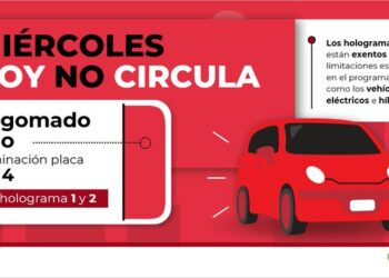 Hoy no circula miércoles 6 de mayo 2026