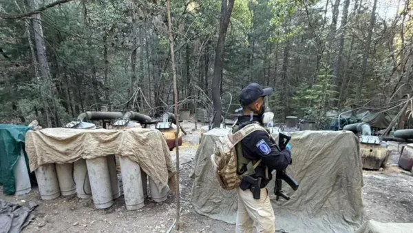 El objetivo del operativo era desmantelar un narcolaboratorio clandestino