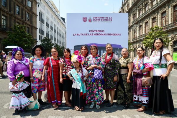 Presenta gobierno de CDMX la Ruta de las Heroínas Indígenas: transporte eléctrico