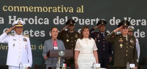 La Jefa del Ejecutivo federal  Claudia Sheinbaum resalta que Veracruz es historia viva de México, puerto de encuentro, pero también de resistencia.