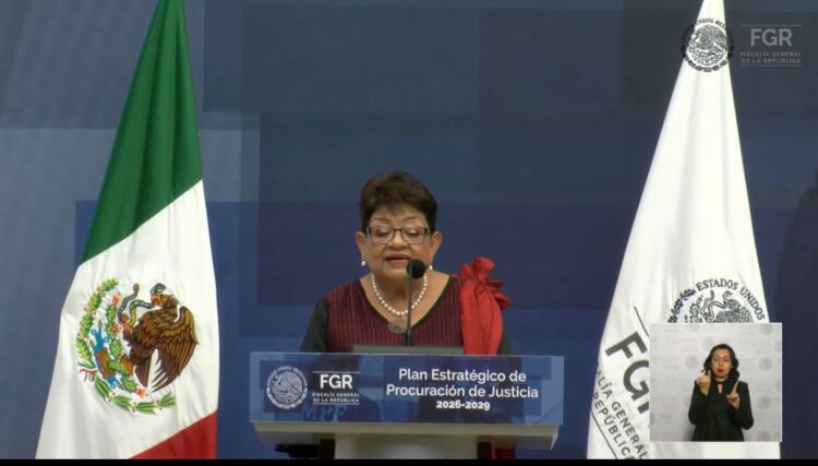 La titular de la FGR, Ernestina Godoy destaca nueva etapa de la institución. Presenta Plan Estratégico de Procuración de Justicia