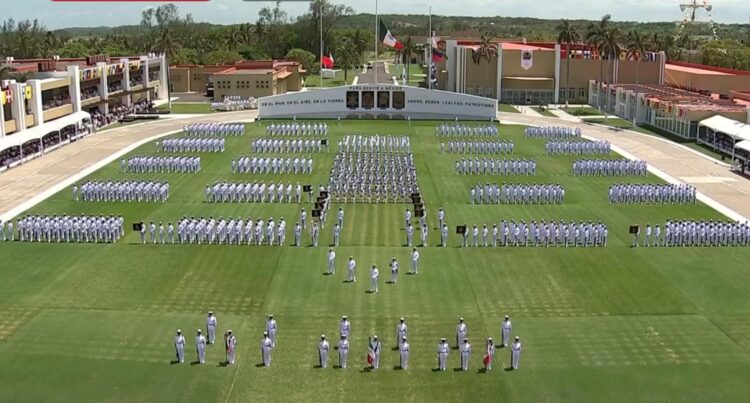 La presidenta de México, Claudia Sheinbaum Pardo afirma que Veracruz es historia viva de México, puerto de encuentro, pero también de resistencia. AMEXI/FOTO/ Presidencia