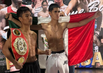 Yoreme Mendoza y Thanongsak Simsri