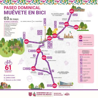 La cita es este 3 de mayo de 08:00 a 14:00 horas.