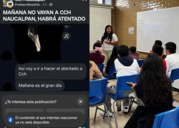 Activan protocolos en CCH Naucalpan tras difusión de amenaza