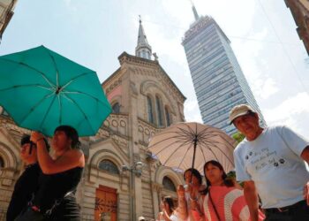 Alerta amarilla en la CDMX por calor y posibles granizadas.