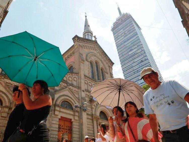 Alerta amarilla en la CDMX por calor y posibles granizadas.