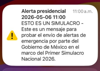 Cambia en celulares “Alerta presidencial” por “Alerta máxima” en simulacro 2026