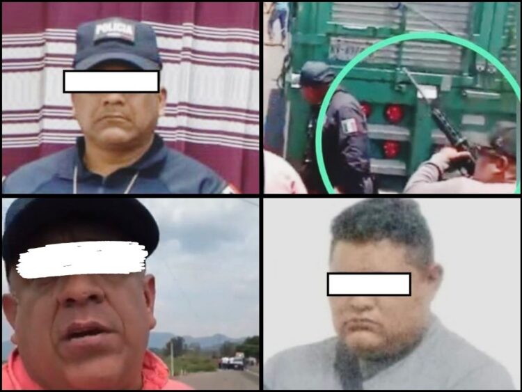 Arrestan a policías de Villa de Mitla por disparar contra maestros de la CNTE