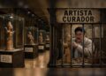“Artesano”. Imagen diseñada por Iris Bringas, generada a través de I.A.