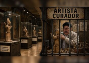 “Artesano”. Imagen diseñada por Iris Bringas, generada a través de I.A.