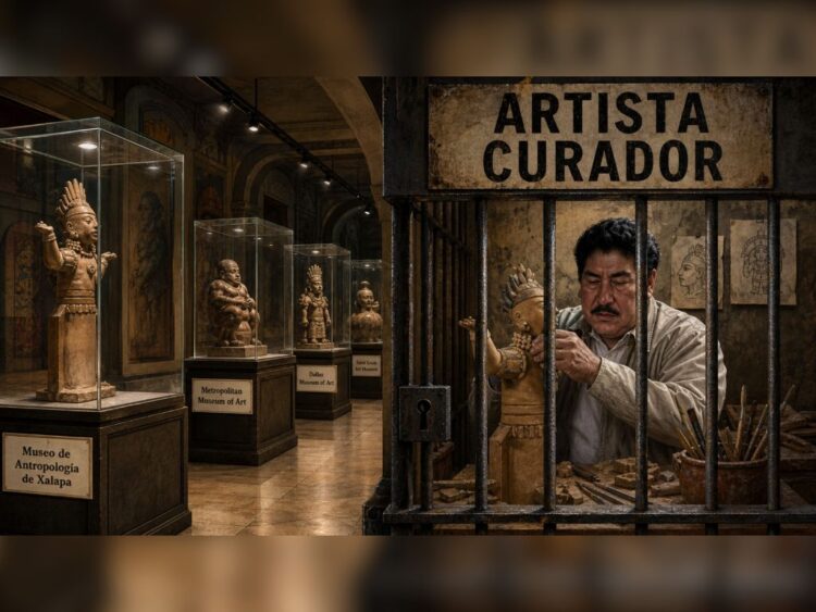 “Artesano”. Imagen diseñada por Iris Bringas, generada a través de I.A.