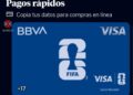 Tarjeta digital de la APP de BBVA