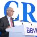 Santiago Levy durante su participación en la Reunión Nacional de Consejeros Regionales 2026 de BBVA.