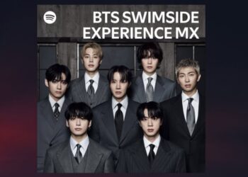 BTS y Spotify lanzan SWIMSIDE México, una experiencia inmersiva gratuita para ARMY del 8 al 10 de mayo en CDMX. | AMEXI/FOTO: IG @spotifymexico