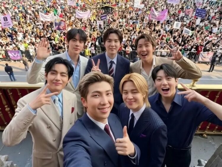 BTS lanzará un video exclusivo con imágenes inéditas de su visita a Palacio Nacional y su paso por la CDMX durante la gira ARIRANG. | AMEXI/FOTO: RRSS