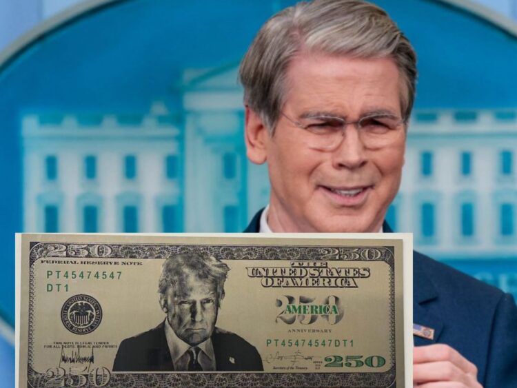 El gobierno de Estados Unidos pretende crear un billete de 250 dólares con el rostro de Donald Trump.