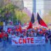 CNTE rechaza aumento salarial del 9%. Mantendrá plantón el Zócalo capitalino.