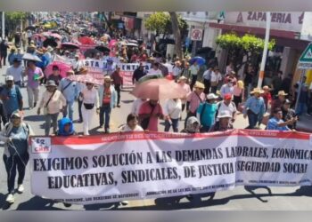 CNTE de Chiapas rechaza el recorte del ciclo escolar 2025-2026.