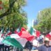 Transprortistas y agricultores de distintas partes del país marcharon en la Ciudad de México este 20 de mayo y anunciaron movilizaciones rumbo a la Copa Mundial de Futbol 2026