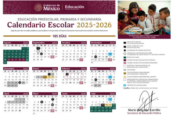 Garantizan cumplimiento del Plan de Estudios y aprovechamiento escolar