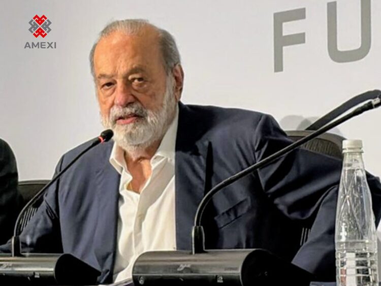 Carlos Slim Helú habla sobre inversión en México, inflación, Pemex e infraestructura en conferencia con medios.