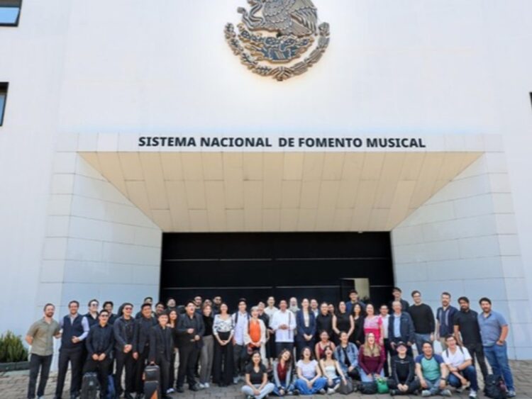 Los Pinos inaugura la nueva sede del SNFM con salas acústicas y espacios para formar a jóvenes músicos de México en la Casa Ruiz Cortines. | AMEXI/FOTO: cultura.gob.mx
