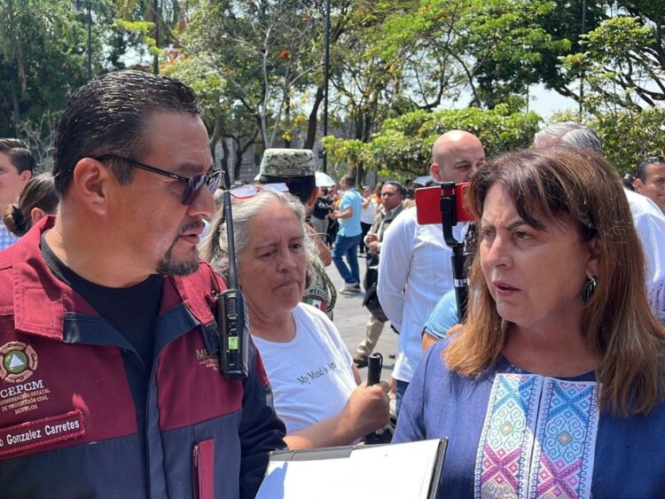 Casi 500 mil personas participan en simulacro de sismo en Morelos