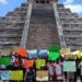Comerciantes protestan por cierre en Chichén Itzá. AMEXI/ Foto: Especial