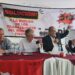 Arturo Zayún González, en Conferencia de Prensa, para dar respuesta al llamado de la STPS de trabajar una ruta de solución a la huelga del Nacional Monte de Piedad