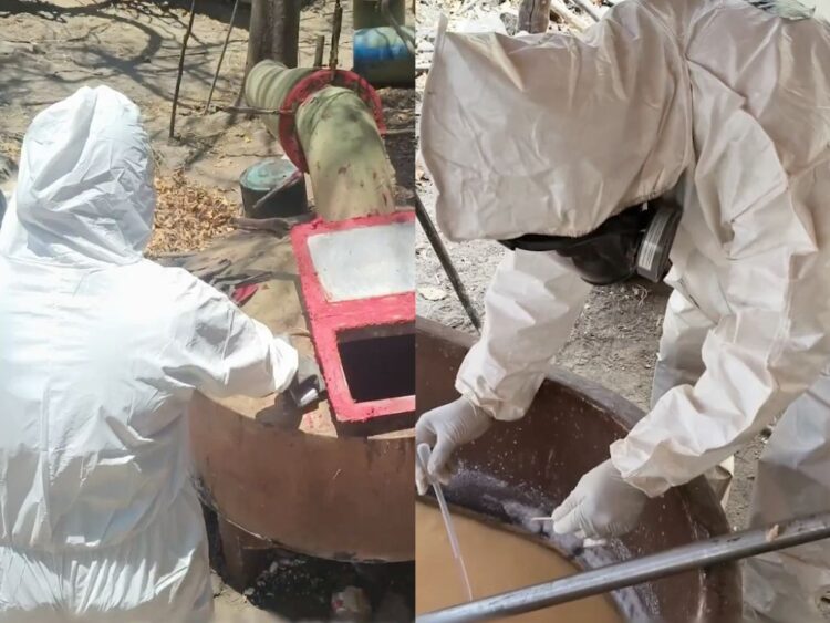 Desmantelan dos laboratorios clandestinos en Sinaloa. AMEXI Foto Marina