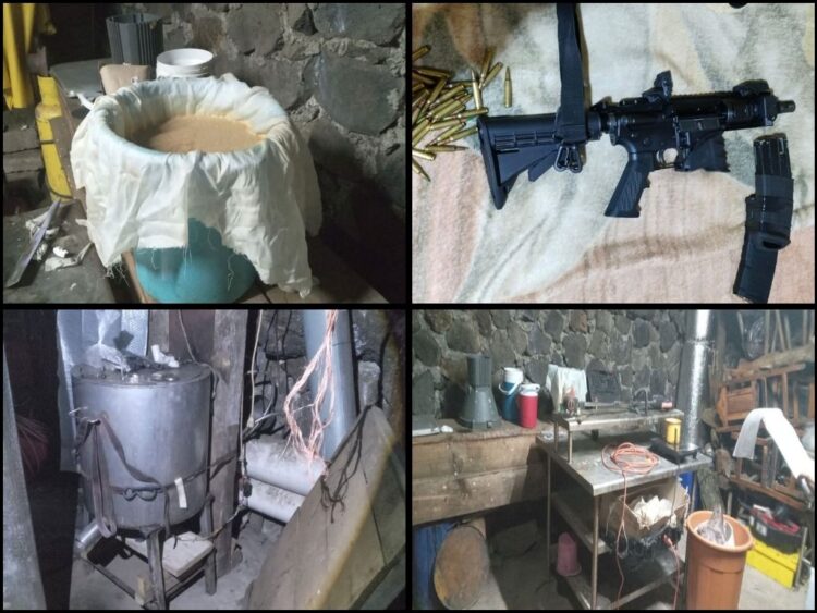 Desmantelan el cuarto narcolaboratorio en Morelos