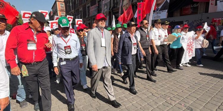 Así lució el Zócalo de la CDMX en ocasión del Día del Trabajo