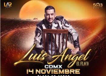 Luis Ángel “El Flaco” anuncia un concierto en la Plaza de Toros La México como parte de una gran celebración del regional mexicano en la Ciudad de México.