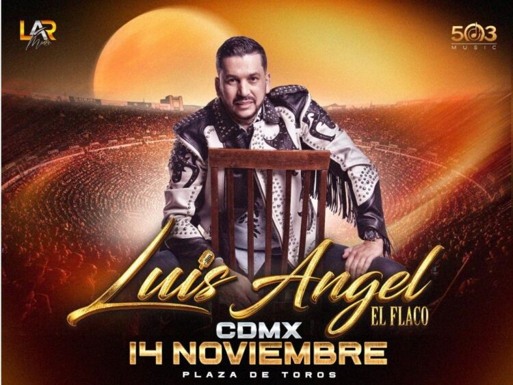 Luis Ángel “El Flaco” anuncia un concierto en la Plaza de Toros La México como parte de una gran celebración del regional mexicano en la Ciudad de México.