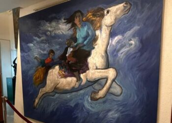 Obras de arte latinoamericano exhibidas en Morton Subastas, con piezas de Diego Rivera, Rufino Tamayo y David Alfaro Siqueiros.