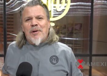 Poncho Cadena habla con la prensa durante la presentación de MasterChef y comparte detalles sobre la posposición de su boda con Litzy.