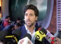 El actor Diego Klein posa durante la presentación de la telenovela Guardián de mi Vida, donde negó haber tenido una relación sentimental con Angélica Rivera.
