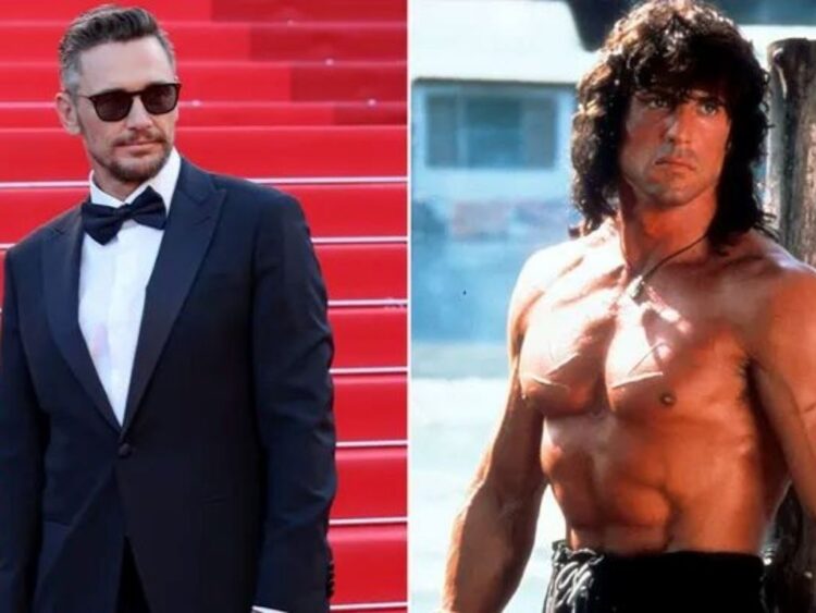 James Franco aparece durante un evento público mientras prepara su regreso a Hollywood con un proyecto relacionado con la franquicia Rambo.