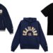 Conjunto de ropa casual para hombre con sudadera, jogger y sneakers de estilo urbano inspirados en moda deportiva para celebrar el Día del Padre.