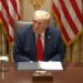 Bomba financiera de Irán. Donald Trump, presidente de Estados Unidos. AMEXI Foto captura de video