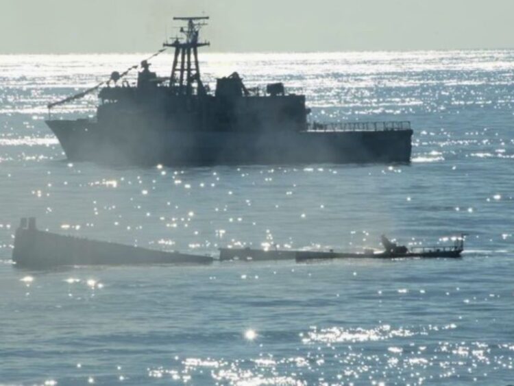 El hundimiento. Nuevo arrecife artificial frente a las costas de Tamaulipas.