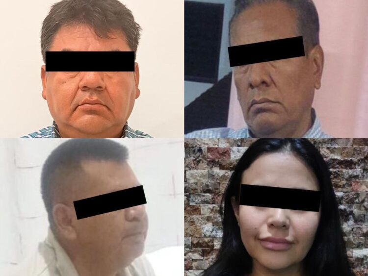 Operación Enjambre Funcionarios detenidos en Morelos por vinculos con el crimen organizado. AMEXI Foto X Omar Garcia Harfuch